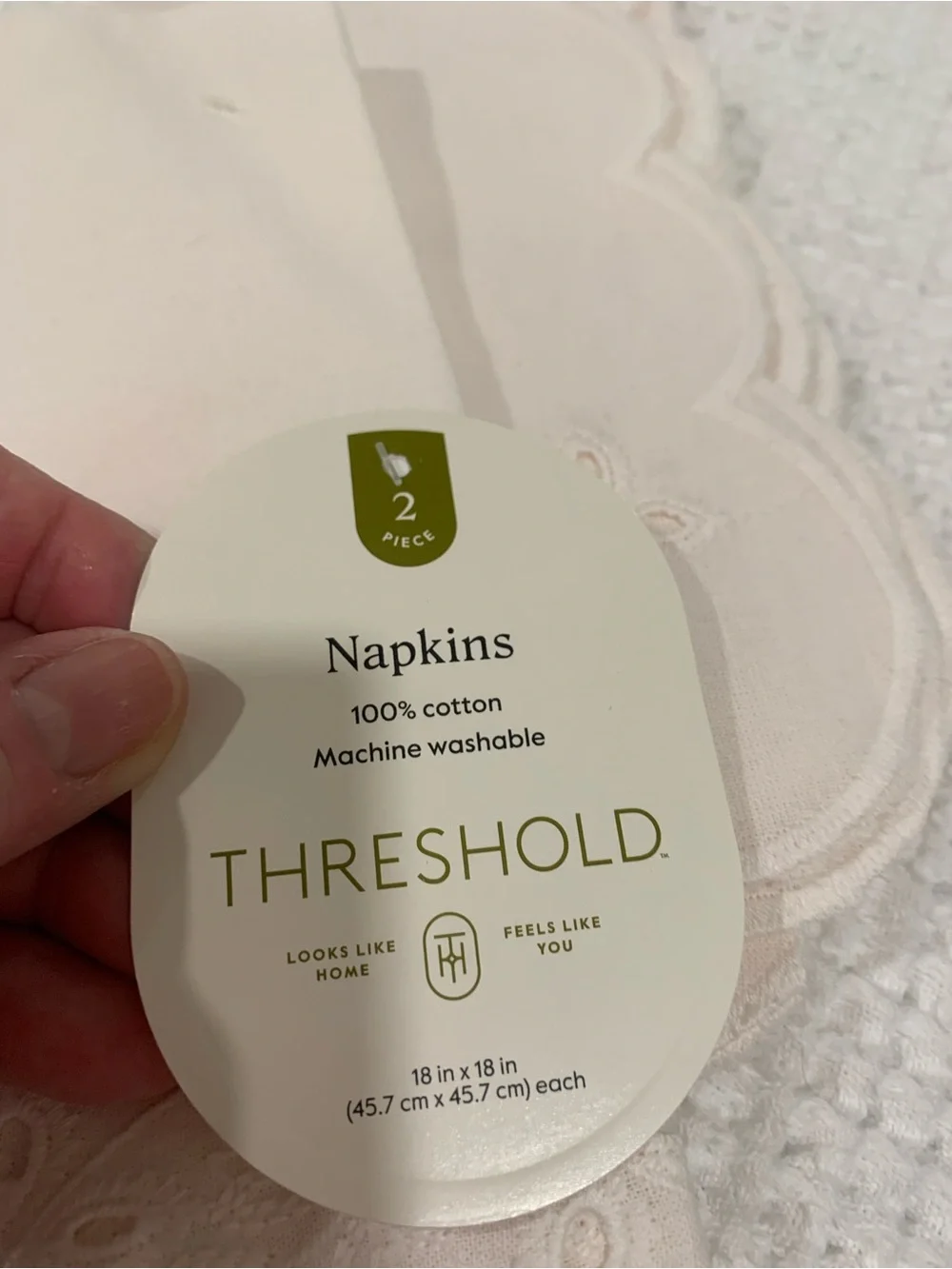 Set of 6 Threshold napkins